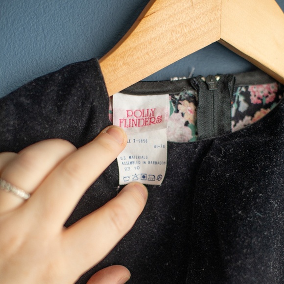 VINTAGE Polly Flinders floral dress - Picture 3 of 6